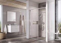 Душевая дверь Ravak Blix раздвижная 120.5х195, толщина полотна 6мм универсальная, цвет профиля хром