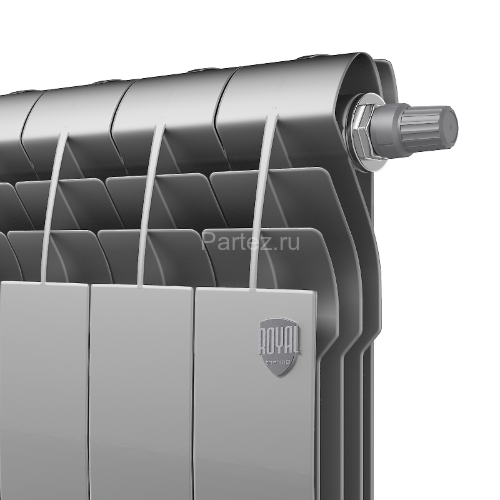 Радиатор Royal Thermo BiLiner 350 /Silver Satin VDR - 8 секц.