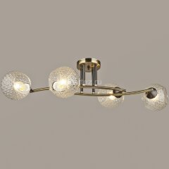 Потолочная люстра Reluce 03501-0.3-04 AB+BK