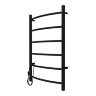 Полотенцесушитель электрический AZARIO VERONA 500/800 6 секций, диммер слева, черный (AZ04758B)