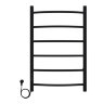 Полотенцесушитель электрический AZARIO VERONA 500/800 6 секций, диммер слева, черный (AZ04758B)