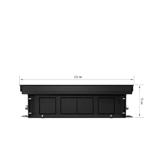 Конвектор внутрипольный Royal Thermo ATRIUM-75/250/2800-DG-U-BL