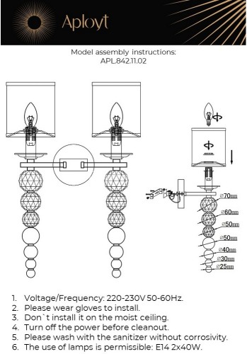 Бра Aployt APL.842.11.02