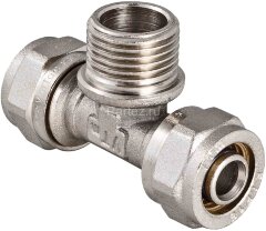 Тройник обжимной с наружней резьбой 26х1"х26 VALTEC