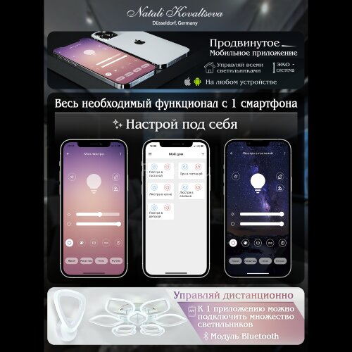 Потолочная люстра Natali Kovaltseva LED LAMPS 81196