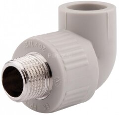 Угол комбинированный PPR-НР D20х3/4&quot; Ekoplastik
