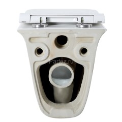 Унитаз подвесной Azario Felice 505х360х370 безободковый, с сиденьем микролифт (AZ-0054)