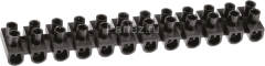 Колодка клеммная 2.5х10кв.мм 12 пар NTB-UPP-S12-10/BL полипропилен черн. NAVIGATOR 71013