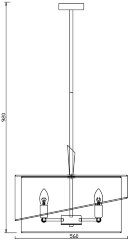 Потолочная люстра Freya FR5171PL-06BS