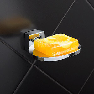 Мыльница Fixsen Kvadro, Хром (FX-61308A)