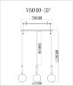 Подвесной светильник Moderli V6040-3P