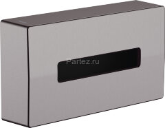 Держатель для салфеток Hansgrohe AddStoris , шлифованный черный хром (41774340)