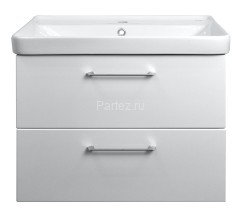 Комплект тумба Azario Ника 80 810х470х560 подвесная с раковиной Monte tx 80 белый матовый (CS0008014