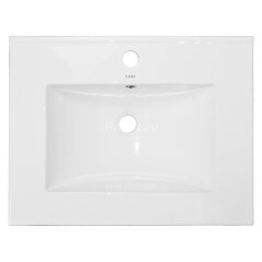 Комплект тумба Loranto Дина 60 610х470х815 напольная, с раковиной Leon 60 белый (CS00089907)