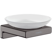 Мыльница Hansgrohe AddStoris, Шлифованный черный хром (41746340)