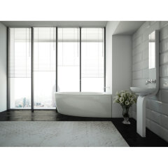 Ванна акриловая AZARIO KAPRIS асимметричная 170*90 см правая (AV.0061170)