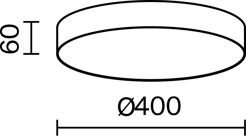 Потолочный светильник Maytoni C032CL-45W3K-RD-W