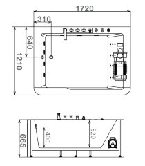 Акриловая ванна Gemy G9226 B