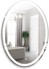 Зеркало AZARIO Италия 570х770 LED-подсветка с диммером, сенсорный выключатель (ФР-00000846)