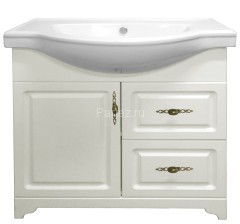 Комплект тумба Loranto Janet 80 (810х880х525), Ольха, с раковиной Классик (SL) 80