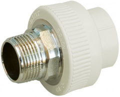 Муфта комбинированная PPR-НР D50х1.1/2&quot; Ekoplastik
