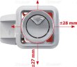 Сливной клапан Alca Plast, с двойной кнопкой, хром (SA08AS 1/2" CHROM)