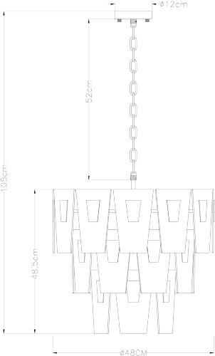 Подвесная люстра Arte Lamp A4066LM-6PB