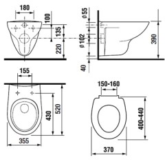 Roca MATEO ПЭК Унитаз + сидение микролифт + инсталляция + кнопка