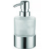 Дозатор жидкого мыла Azario NESSY стеклянный настольный, хром (AZ-128-C)
