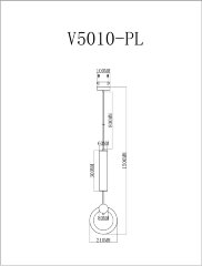 Подвесной светильник Moderli V5010-PL