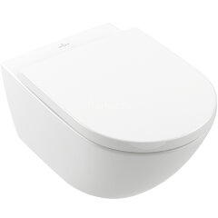 Унитаз подвесной Villeroy&amp;Boch Subway 3.0 с сиденьем микролифт, белый (4670TS01)