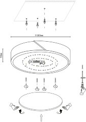 Потолочный светильник Velante 445-607-01