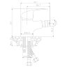 Смеситель Rossinka Y35-51 для биде