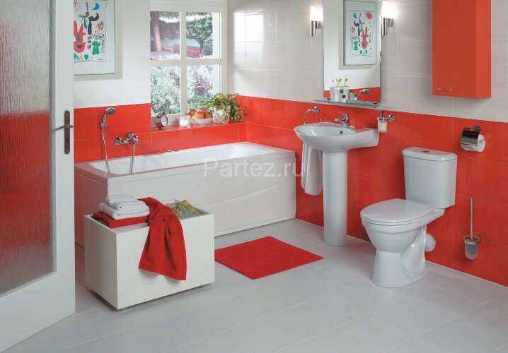 Унитаз-компакт Santek Бореаль с антивсплеском и сидением стандарт (1.WH30.2.143)