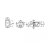 ПЭК Roca The Gap Round Pack подвесной унитаз Rimless + инсталляция + сиденье Supralit (7.8931.0.500.