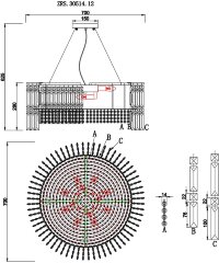 Подвесная люстра Zortes ZRS.30514.12