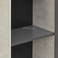 Шкаф AQUATON Сохо подвесной, Слэйт\Галька серая (1A258403AJ9A0)