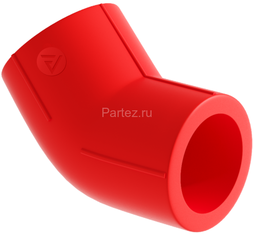 Отвод SLT BLOCKFIRE PP-R 45° 63 уголок