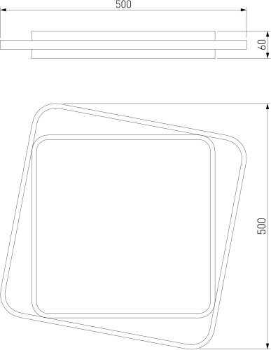 Потолочный светильник Eurosvet 90252/1