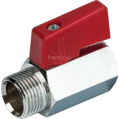 Кран шаровой мини ВР/НР 3/8 " Stout