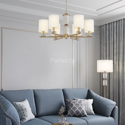 Подвесная люстра Eurosvet 60146/6 латунь