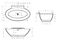 Акриловая ванна ABBER AB9237