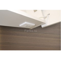 Зеркало-шкаф AZARIO Киото 50 (535х750) c подсветкой и диммером + часы (LED-00002356)