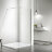 Душевая перегородка Azario CHICAGO Walk-in 800x1950 прозрачное стекло 8 мм, цвет профиля серебро (AZ-NAR6310 800)