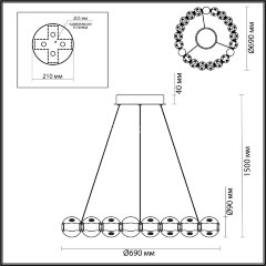 Подвесной светильник Odeon Light 5008/60L