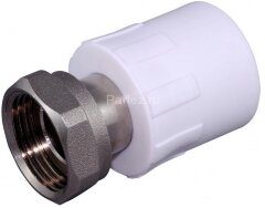 Муфта с накидной гайкой PPRC 20х3/4&quot; Lammin 125/25