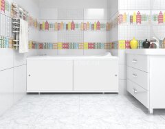 Экран для ванны Метакам "Кварт" 1,48 белый (ЭКS_004518)