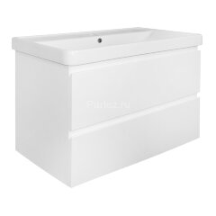 Комплект тумба Azario Мила 900 910х470х680 подвесная, с раковиной Monte 900, белый (CS00089920)