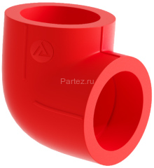 Отвод SLT BLOCKFIRE PP-R 90° 50 уголок