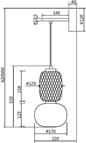 Бра Maytoni MOD267WL-L18G3K